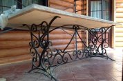 Кованый стол №60 в Екатеринбурге фото