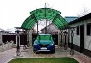 Навес для автомобиля №116 в Екатеринбурге фото