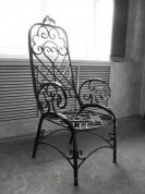 Кованый стул №59 в Екатеринбурге фото
