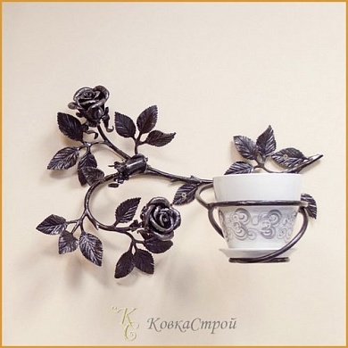 Кованая подставка для цветов №159 в Екатеринбурге фото