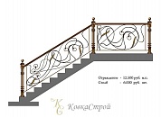 Кованые перила №37 в Екатеринбурге фото
