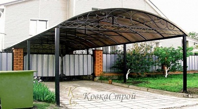 Навес для автомобиля №138 в Екатеринбурге фото