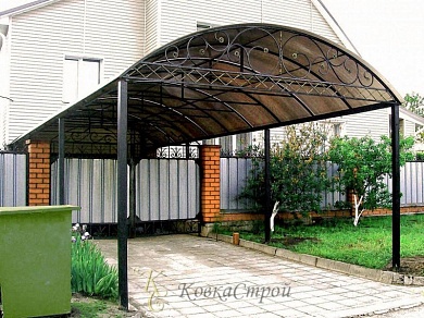 Навес для автомобиля №57 в Екатеринбурге фото