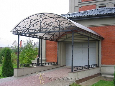 Навес для автомобиля №108 в Екатеринбурге фото