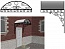 Кованый козырек №77