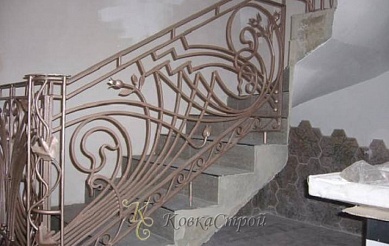 Лестничное ограждение №171 в Екатеринбурге фото
