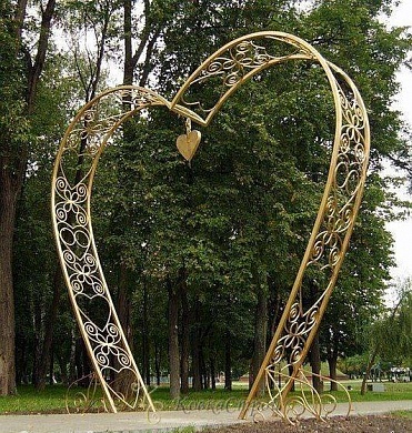 Кованая арка №49 в Екатеринбурге фото
