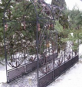 Кованая арка №39 в Екатеринбурге фото
