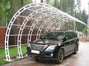 Навес для автомобиля №9 в Екатеринбурге фото