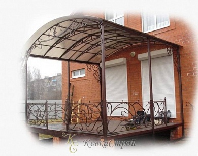 Навес, примыкающий к дому, №43 в Екатеринбурге фото
