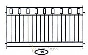 Сварной забор №19 в Екатеринбурге фото
