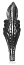 19-1132 Кованый лист 5.5х19 см, толщина 4 мм.