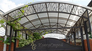 Навес для автомобиля №152 в Екатеринбурге фото